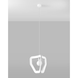 Lampa wisząca TRES biała