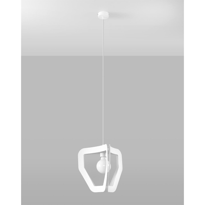 Lampa wisząca TRES biała