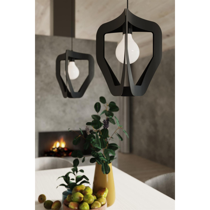 Lampa wisząca TRES czarna