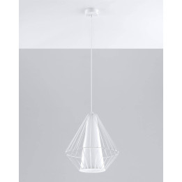 Lampa wisząca DEMI biała