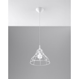 Lampa wisząca ANATA biała
