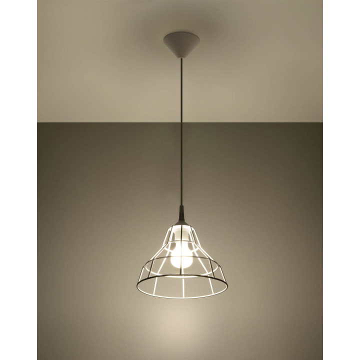 Lampa wisząca ANATA biała