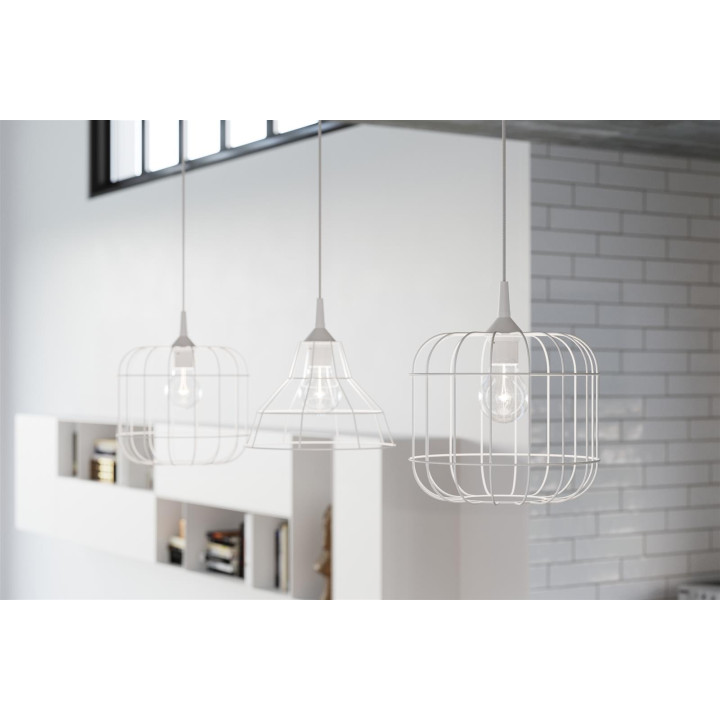 Lampa wisząca ANATA biała