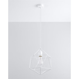 Lampa wisząca GASPARE biała