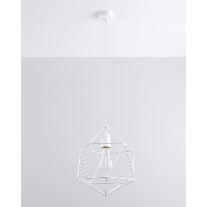 Lampa wisząca GASPARE biała