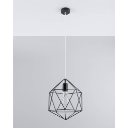 Lampa wisząca GASPARE czarna
