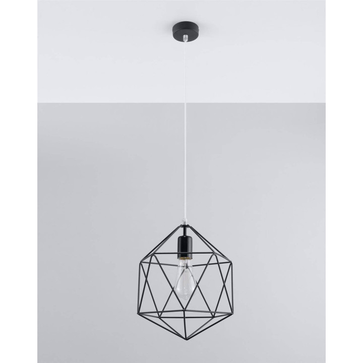 Lampa wisząca GASPARE czarna