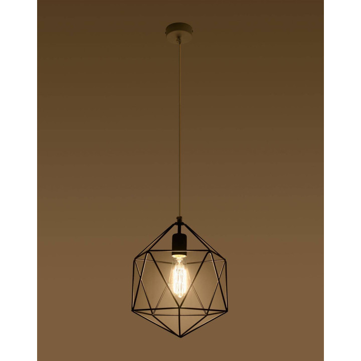 Lampa wisząca GASPARE czarna