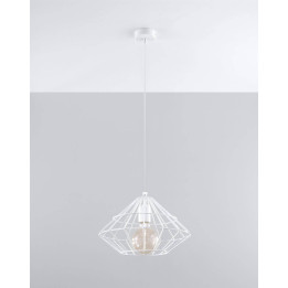Lampa wisząca UMBERTO biała