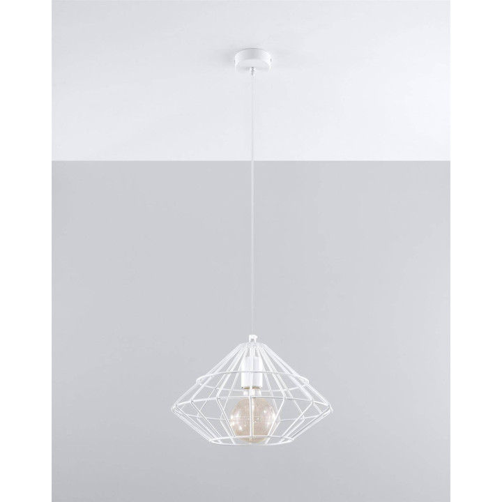 Lampa wisząca UMBERTO biała