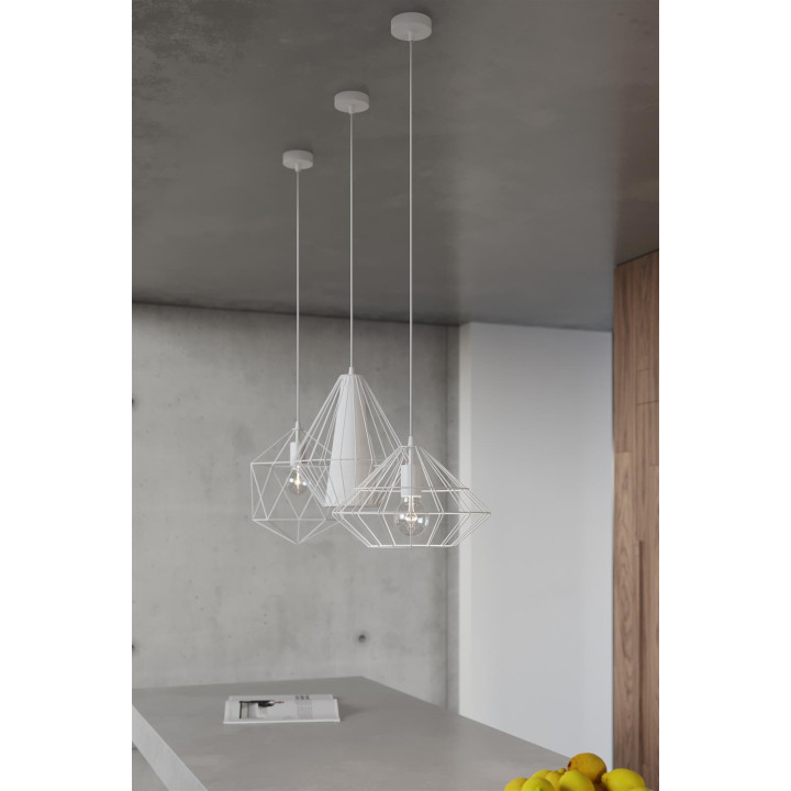 Lampa wisząca UMBERTO biała