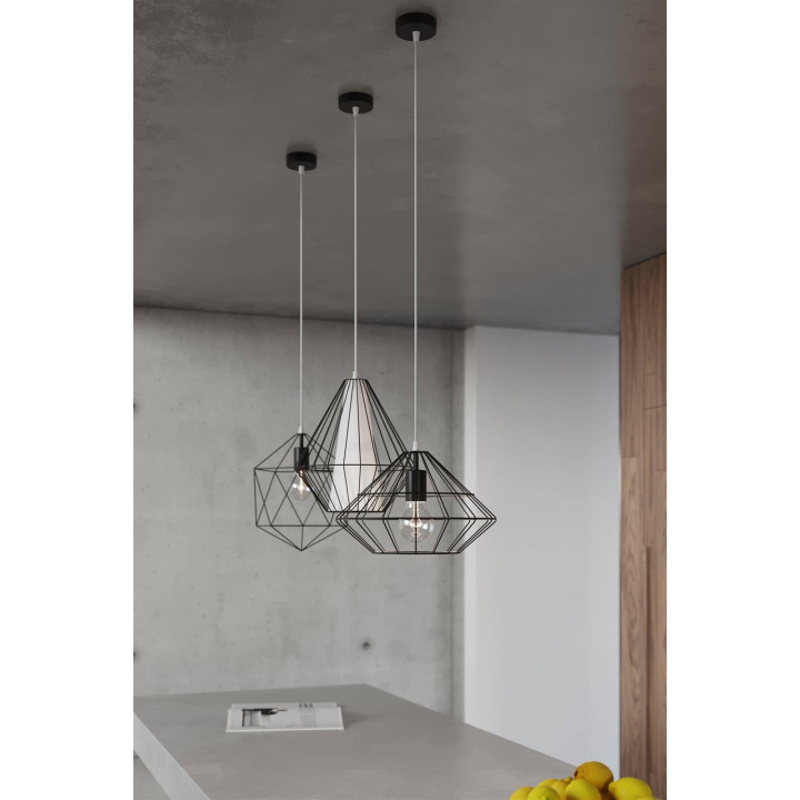 Lampa wisząca UMBERTO czarna