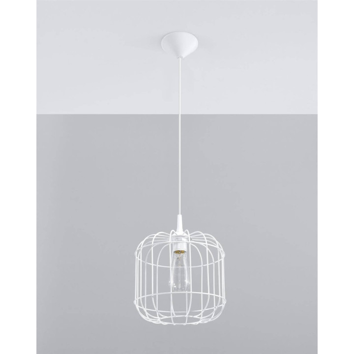 Lampa wisząca CELTA biała