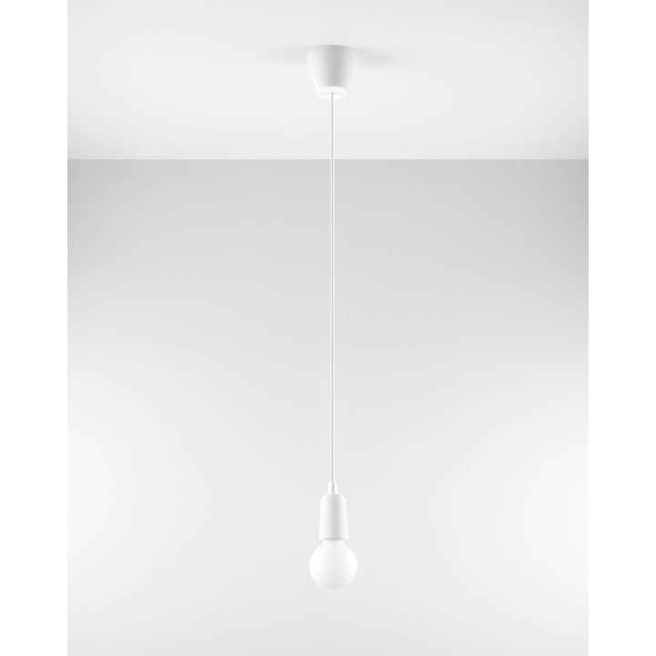 Lampa wisząca DIEGO 1 biała
