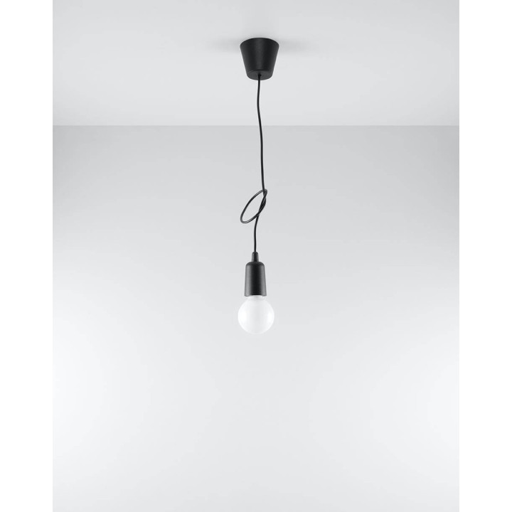 Lampa wisząca DIEGO 1 czarna
