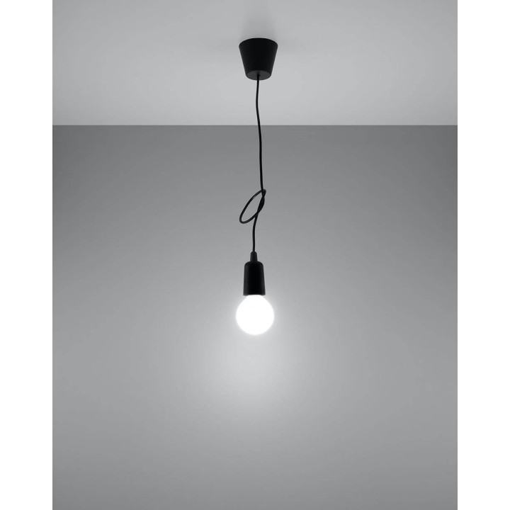 Lampa wisząca DIEGO 1 czarna