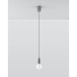 Lampa wisząca DIEGO 1 szara