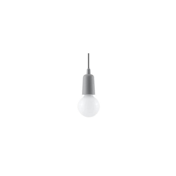 Lampa wisząca DIEGO 1 szara