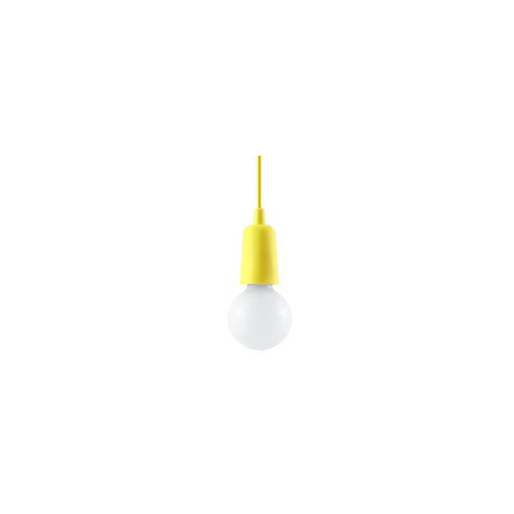 Lampa wisząca DIEGO 1 żółta