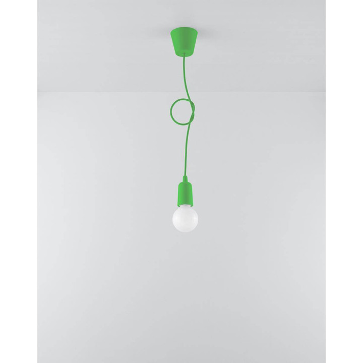 Lampa wisząca DIEGO 1 zielony
