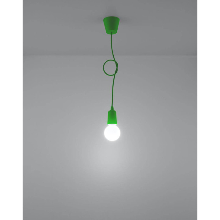 Lampa wisząca DIEGO 1 zielony