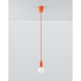 Lampa wisząca DIEGO 1 pomarańczowy