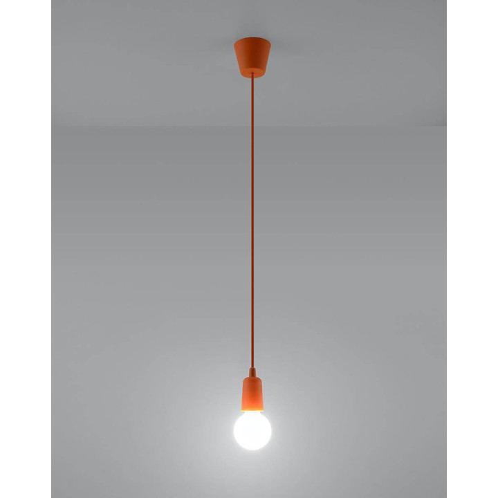 Lampa wisząca DIEGO 1 pomarańczowy