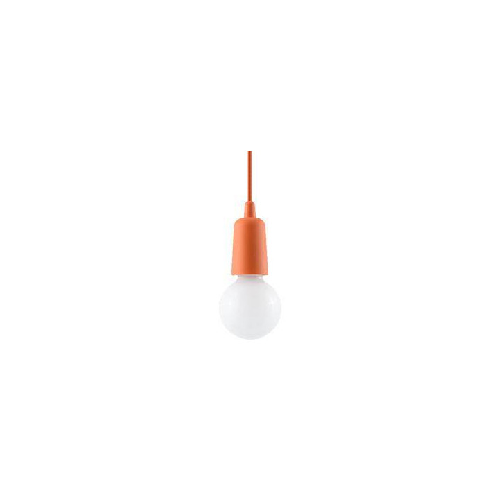 Lampa wisząca DIEGO 1 pomarańczowy