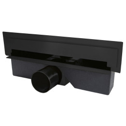 WALL SLIM ODPŁYW ŚCIENNY 30CM, CZARNY