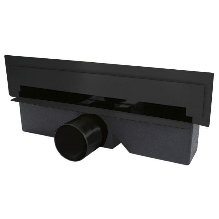 WALL SLIM ODPŁYW ŚCIENNY 30CM, CZARNY