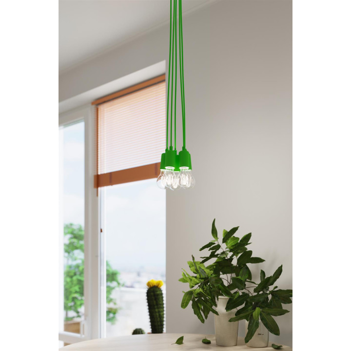 Lampa wisząca DIEGO 3 zielony