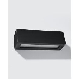 Kinkiet ceramiczny VEGA czarny