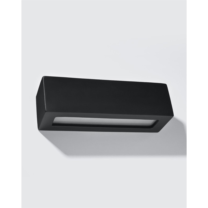 Kinkiet ceramiczny VEGA czarny