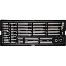 WKŁAD - ZESTAW BITÓW IMBUS,TORX I SPLINE 40 ELEM. + TACKA C1101