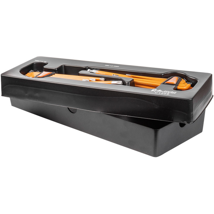 WKŁAD - IMBUSY 1.5-10 MM + TORX T10-T50, S2 18 ELEM. + TACKA C1101