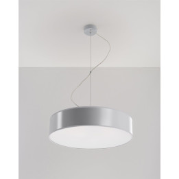 Lampa wisząca ARENA 45 szara
