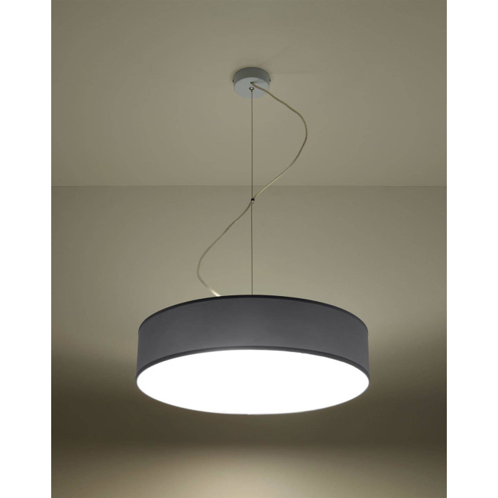 Lampa wisząca ARENA 45 szara
