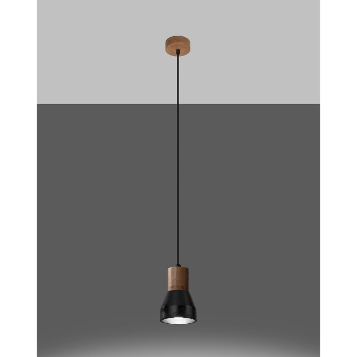 Lampa wisząca QUBIC czarna