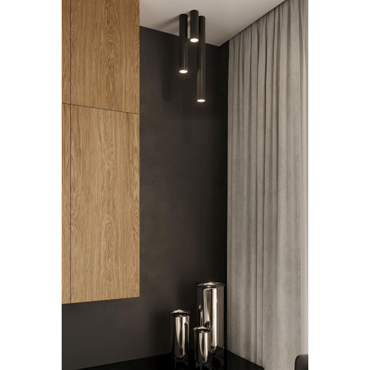 Plafon LAGOS 60 czarny
