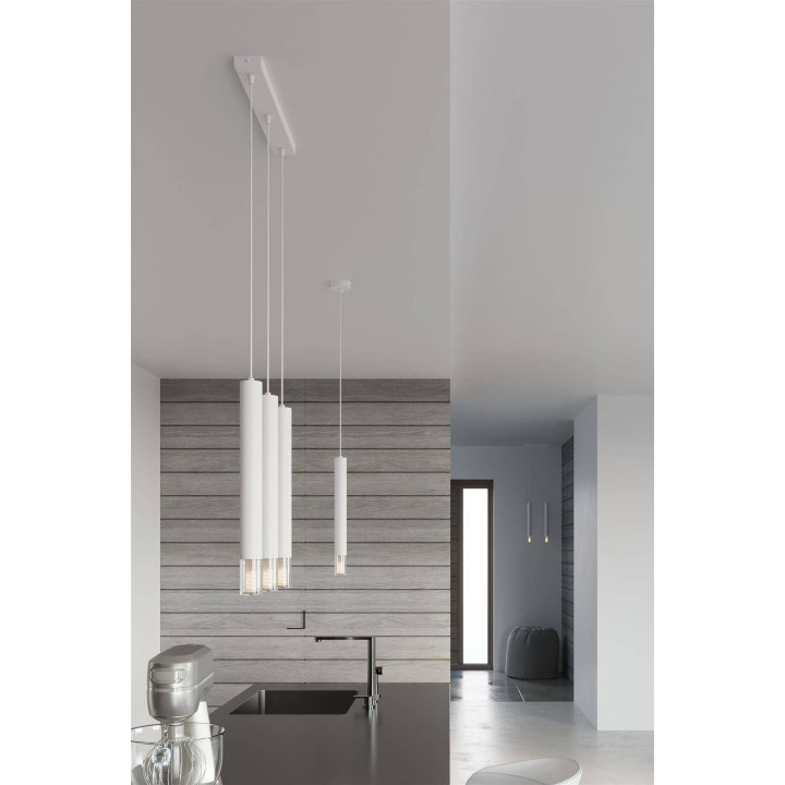 Lampa wisząca WEZYR 1 biała