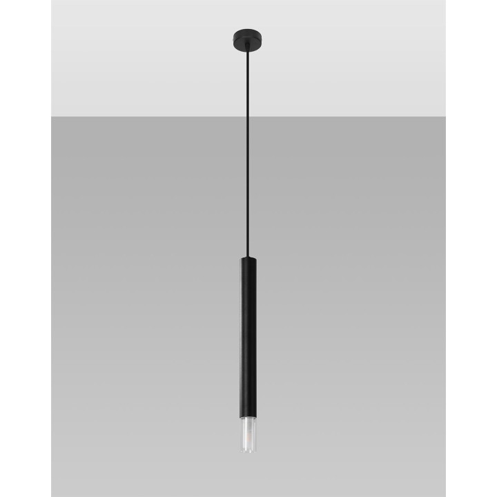 Lampa wisząca WEZYR 1 czarna