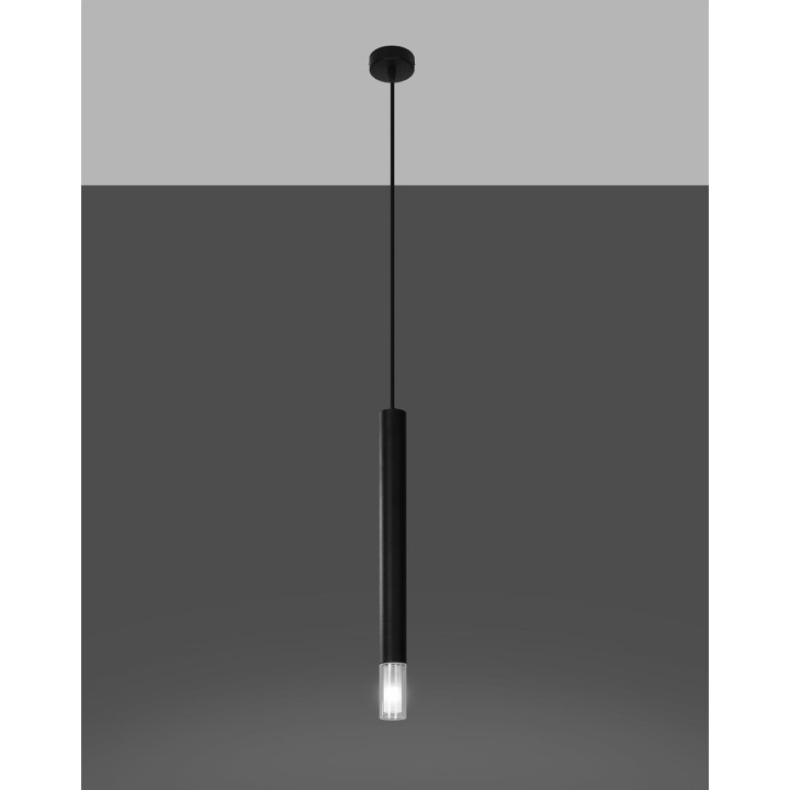 Lampa wisząca WEZYR 1 czarna