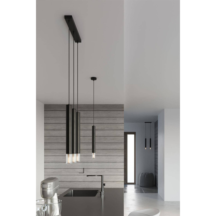Lampa wisząca WEZYR 2 czarna