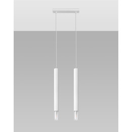 Lampa wisząca WEZYR 2 biała