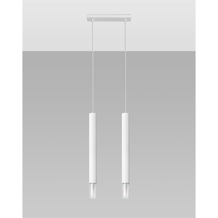 Lampa wisząca WEZYR 2 biała