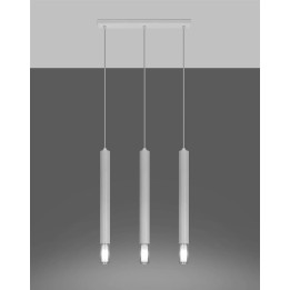 Lampa wisząca WEZYR 3 biała