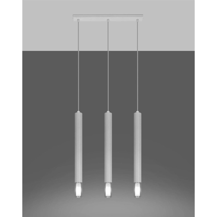Lampa wisząca WEZYR 3 biała