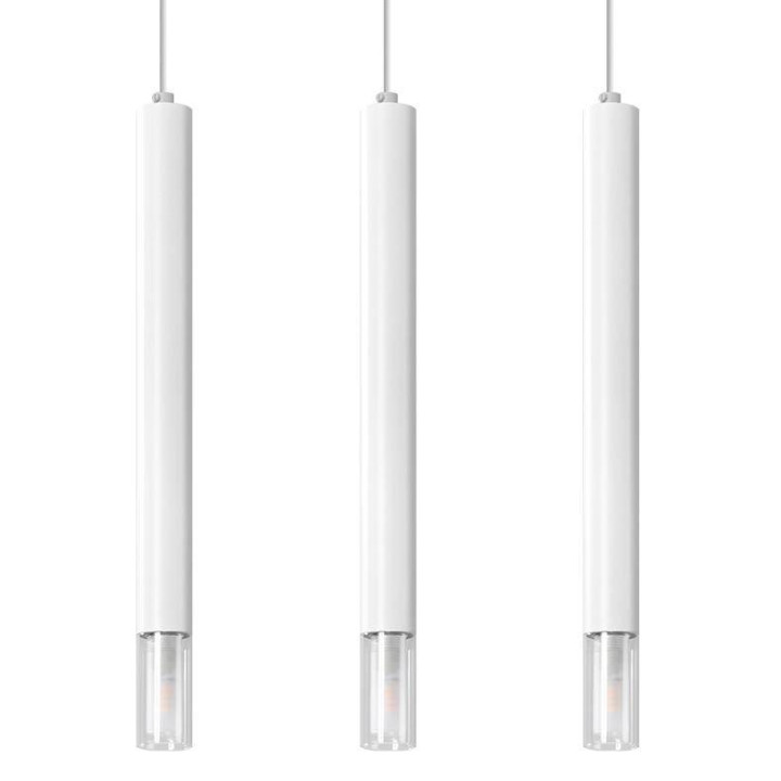 Lampa wisząca WEZYR 3 biała