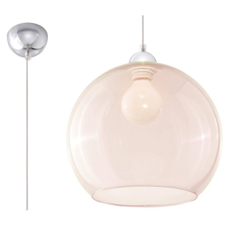 Lampa wisząca BALL szampański
