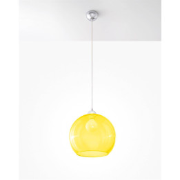 Lampa wisząca BALL żółta